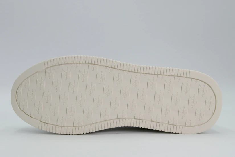 Calvin Klein Γυναικεία Δερμάτινα Sneakers με Πλατφόρμα Λευκά
