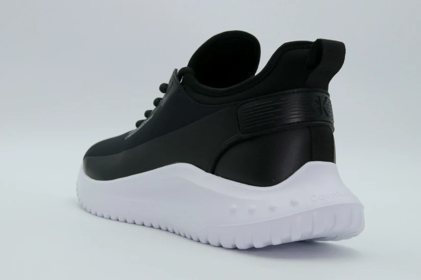 Calvin Klein Γυναικεία Runner Sneakers Μαύρα, Λευκά