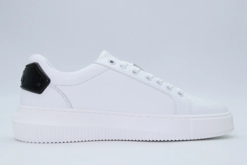 Calvin Klein Leather Trainers Sneakers (YW0YW01846 01W)