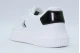 Calvin Klein Leather Trainers Sneakers Λευκά, Μαύρα