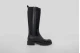 Calvin Klein Tall Heeled Flexible Lug Sole Γυναικείες Γαλότσες Μαύρες