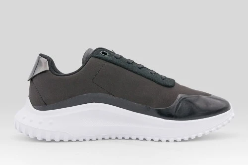 Calvin Klein Mirrored Silver Tab Ultralight Sneakers (YW0YW02016 0GN)