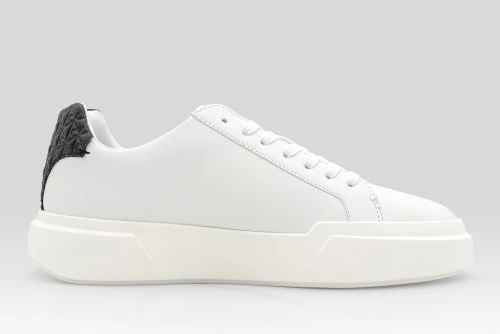 Calvin Klein Avenue Smooth Leather Logo Sneakers (YW0YW02036 01W)