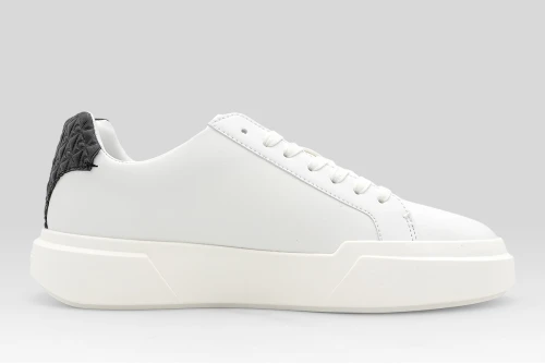 Calvin Klein Avenue Smooth Leather Logo Sneakers (YW0YW02036 01W)