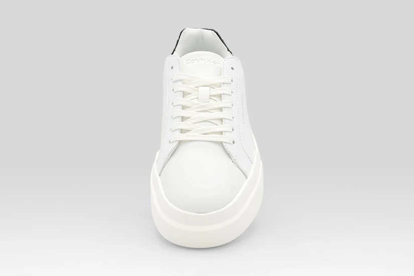 Calvin Klein Avenue Smooth Leather Logo Γυναικεία Sneakers
