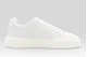 Calvin Klein Avenue Smooth Leather Logo Γυναικεία Sneakers Λευκά