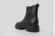 Calvin Klein Leather Chunky Square Toe Chelsea Γυναικεία Μποτάκια