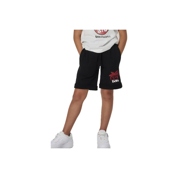 Body Action French Terry Βερμούδα Αθλητική (032606 BLACK-01)