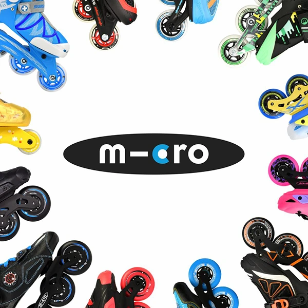 Λογότυπο και πατίνια rollers Micro