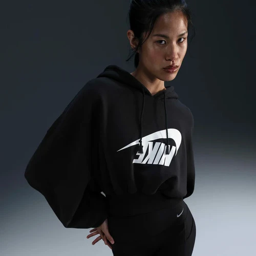 French Terry Hoodie Nike Μαύρο