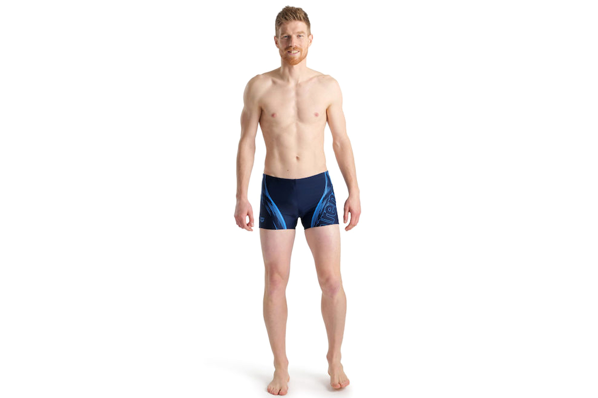 Arena Men S Swim Short Graphic Μαγιό Σορτς Ανδρικό (005535700) Μπλέ