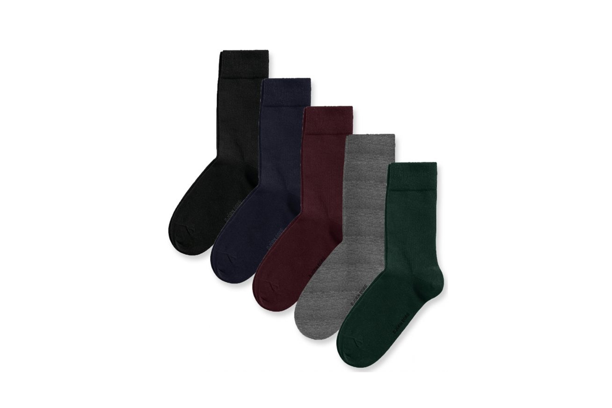 Bjorn Borg Ankle Socks 5 Pack (10000835-MP001) ΜΑΥΡΟ