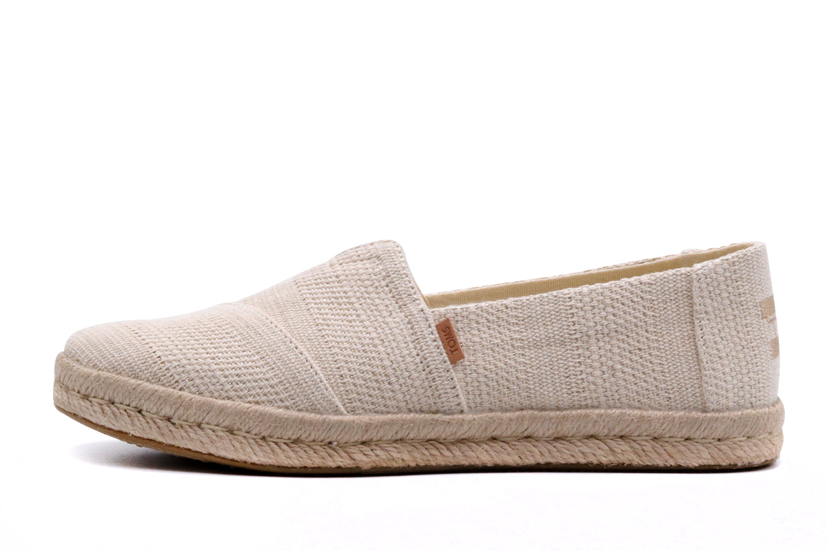 Toms Alpargata Rope Γυναικείες Εσπαντρίγιες Λευκό Μπεζ