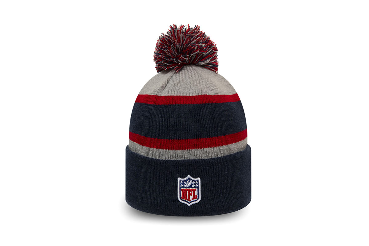 New Era Nfl Striped Cuff Kn (12134699) Γκρί