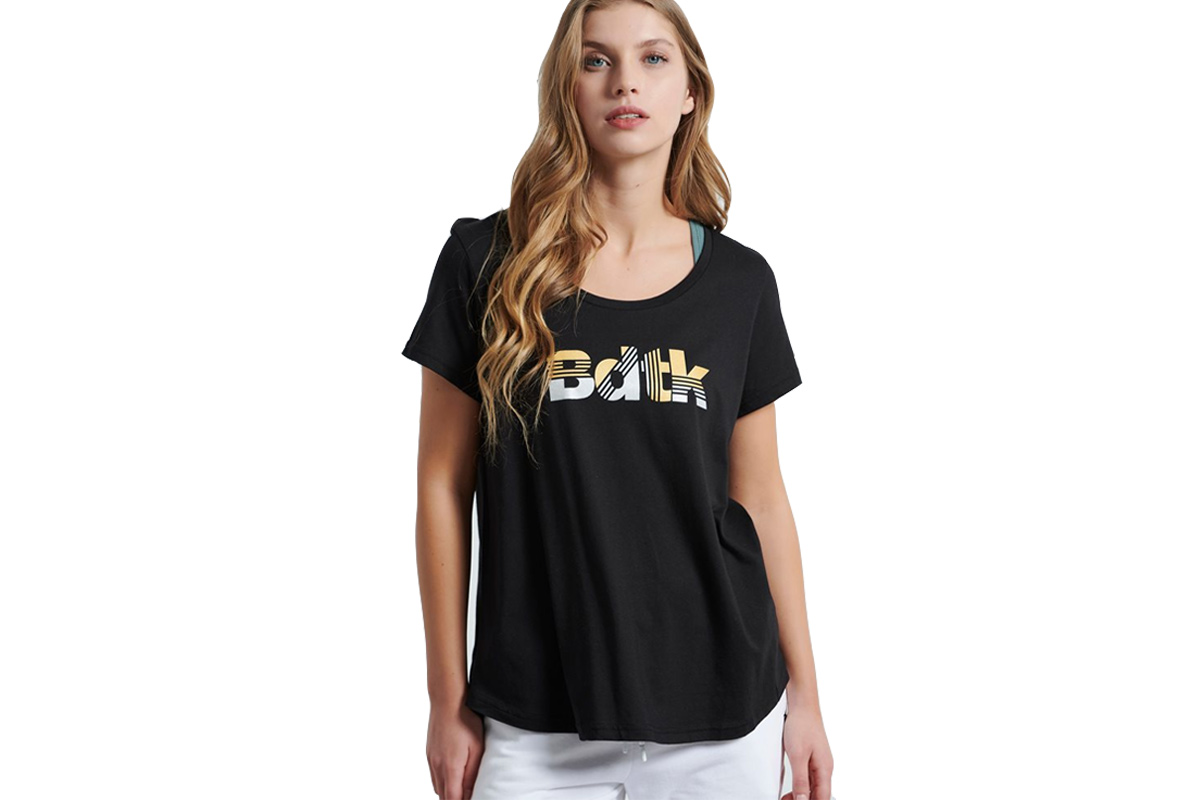 Body Talk T-Shirt (1221-903028-00100) ΜΑΥΡΟ
