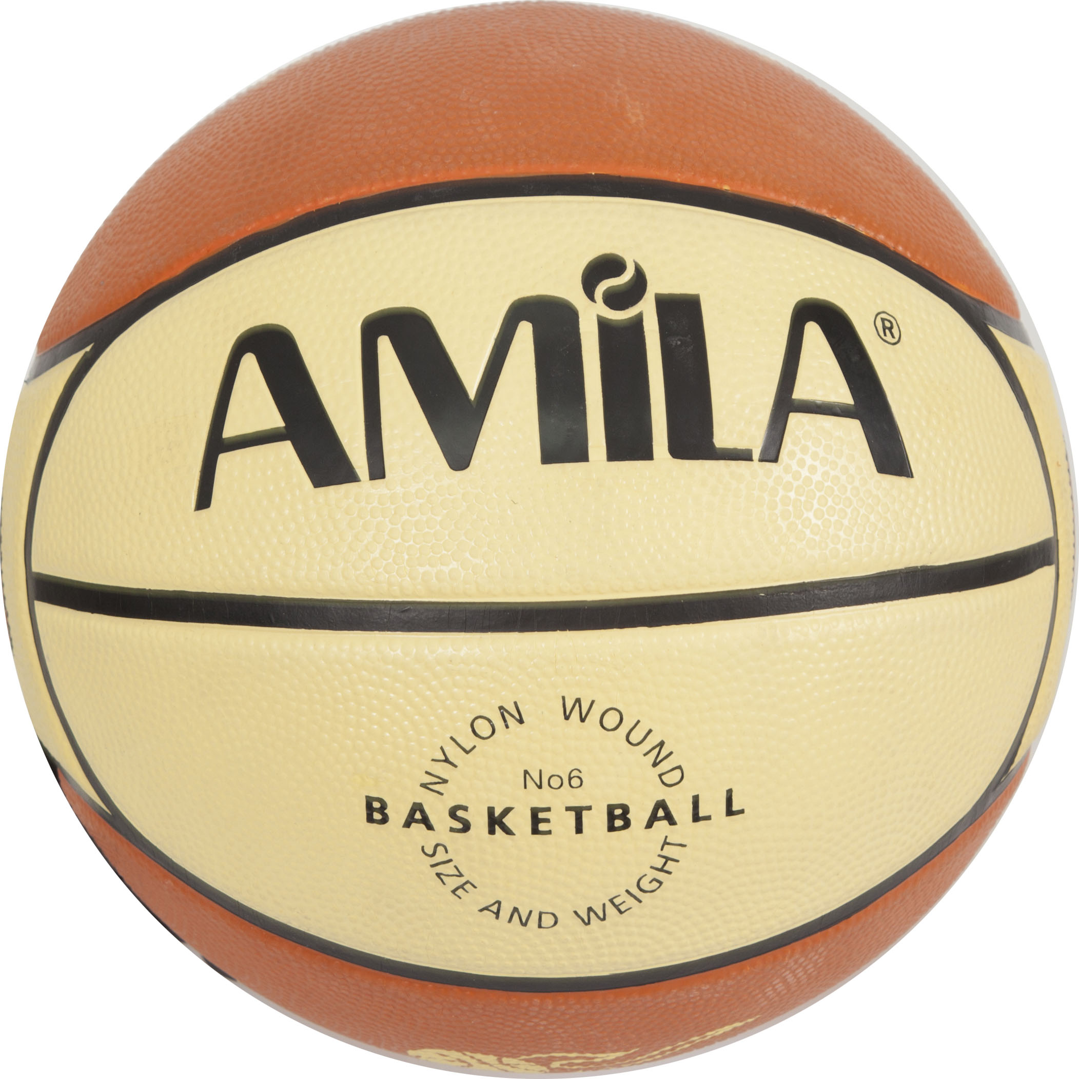 Amila Μπαλα Basket Amila #6 Rubber Sponge (41489)
