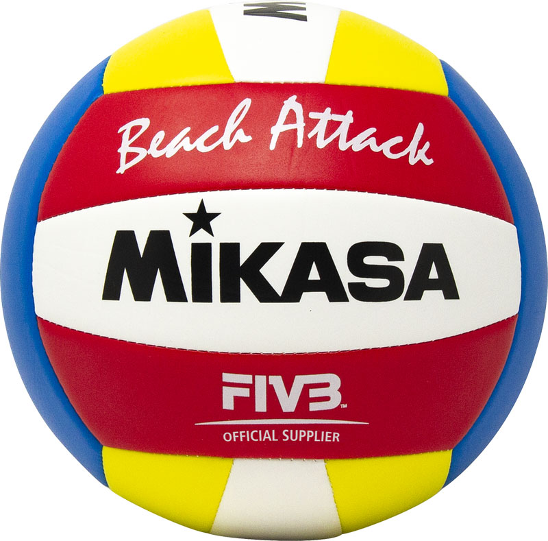Escape Camping Μπαλα Beach Volley #5 Mikasa Vsv300M Κιτρ-Ασπρ-Μπλε (41823)