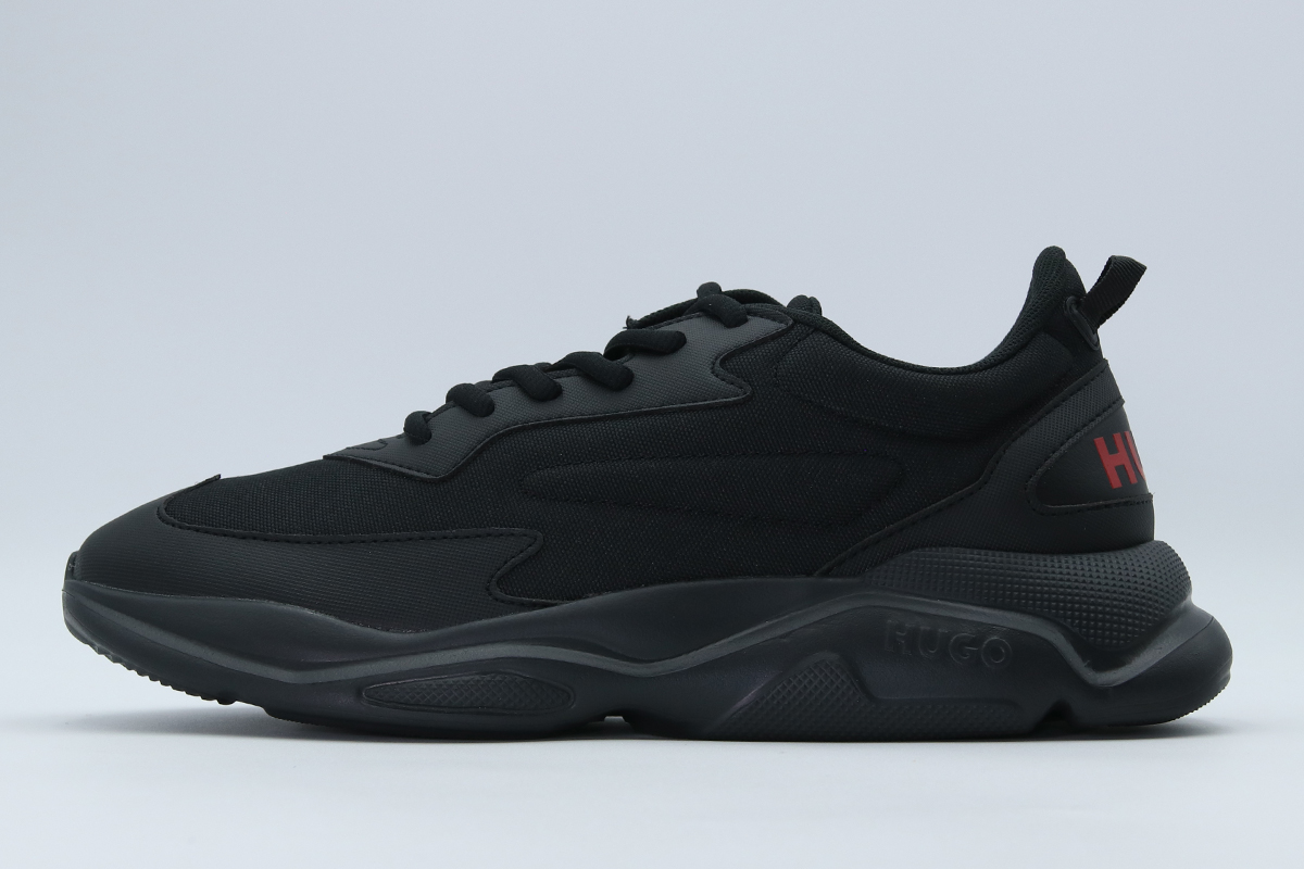 Hugo Leon Runn Cvpu Ανδρικά Sneakers Μαύρα Hall of Brands