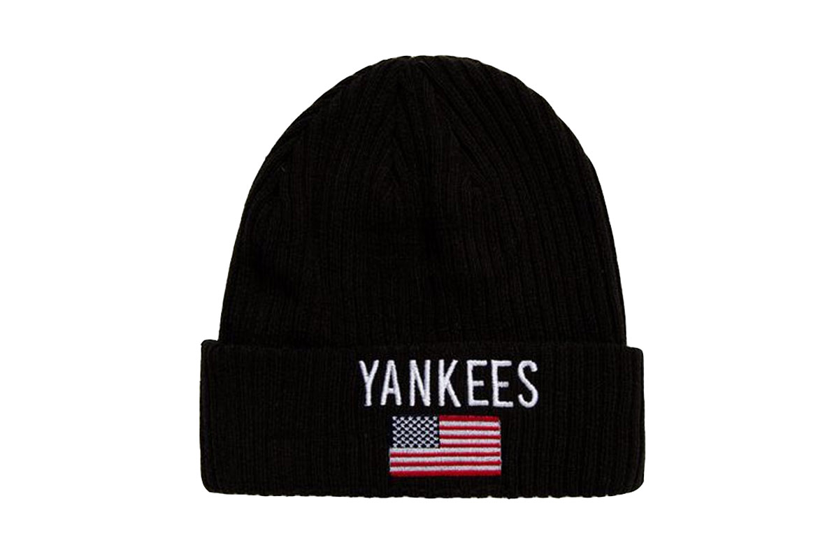 New Era Team Flag Cuff Bean (60081378) Μαύρο