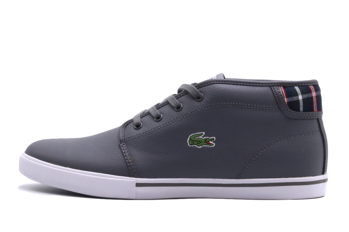 Lacoste Ampthill Lup Spm Ανδρικά Sneakers Γκρι, Λευκά