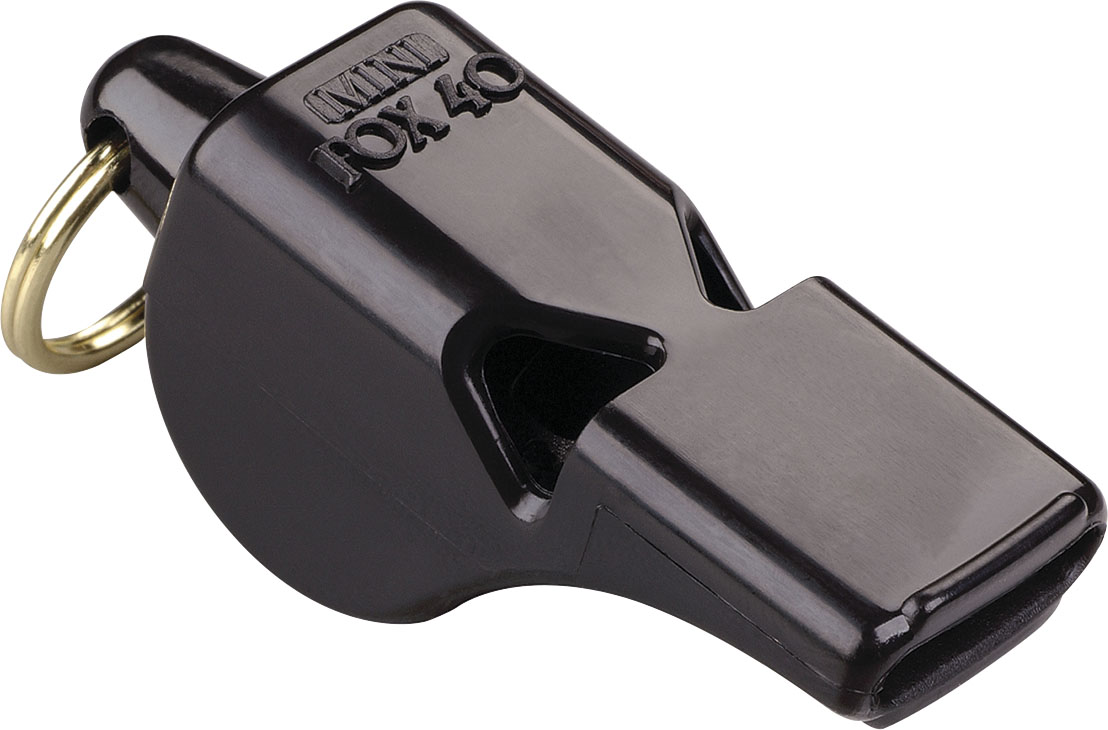 Amila Σφυριχτρα Fox40 Mini Safety Με Κορδονι - Black (98030008)