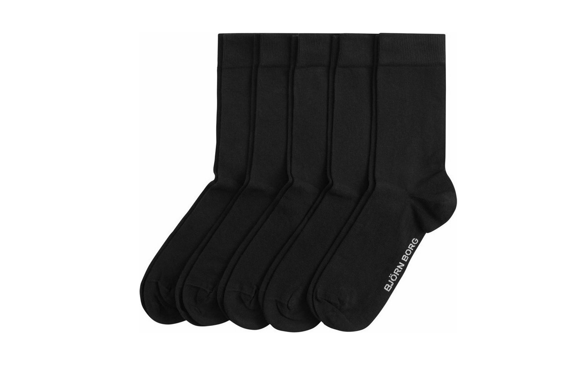 Bjorn Borg Ankle Socks 5 Pack (9999-1069-90011) ΜΑΥΡΟ