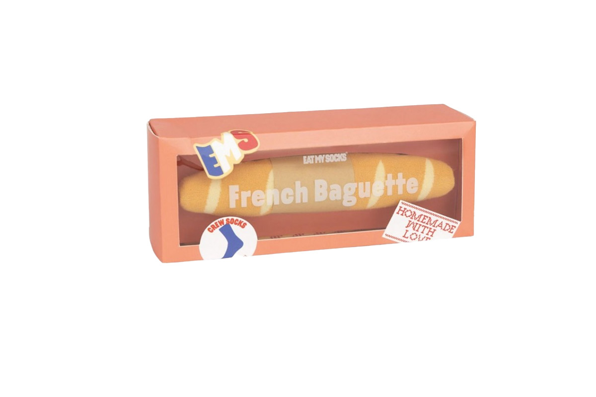 Eat My Socks French Baguette Κάλτσες Ψηλές (EMSNCRFRBA) Καφέ