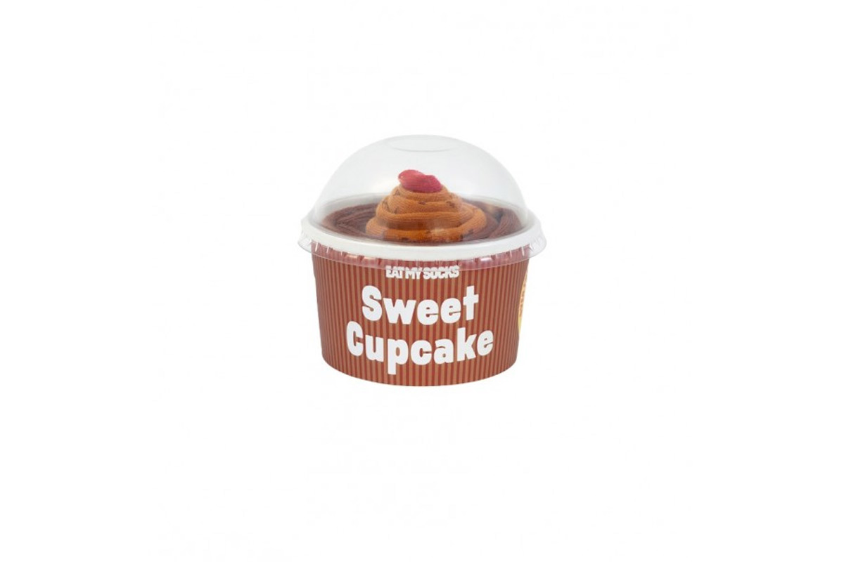 Eat My Socks Chocolate Cupcake Κάλτσες Ψηλές (EMSNOCCUCH) Καφέ