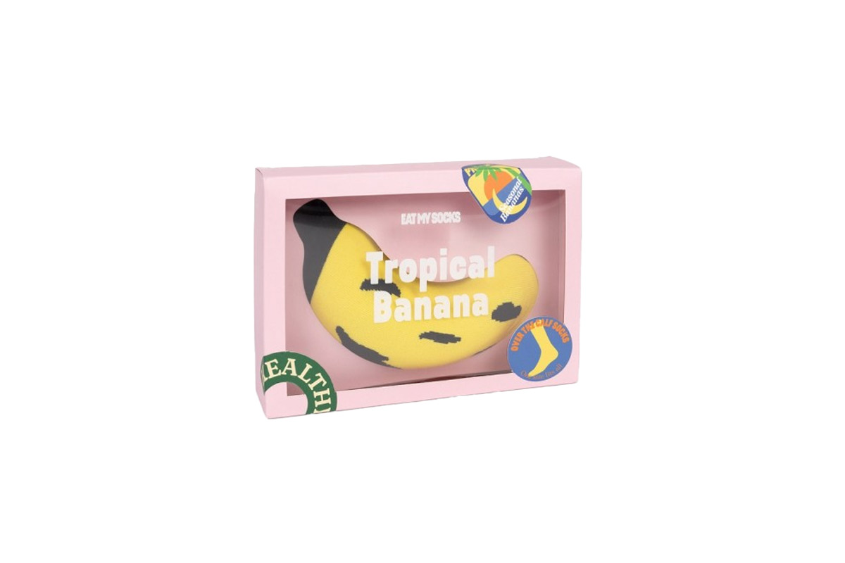Eat My Socks Tropical Banana Κάλτσες Ψηλές (EMSNOCFRBA) Κίτρινο