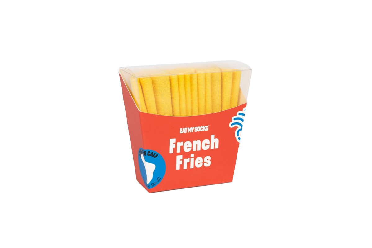 Eat My Socks French Fries Κάλτσες Ψηλές (EMSNOCFRFR) Κόκκινο