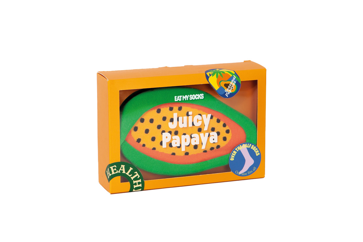 Eat My Socks Juicy Papaya Κάλτσες Ψηλές (EMSNOCFRPA) Πράσινο