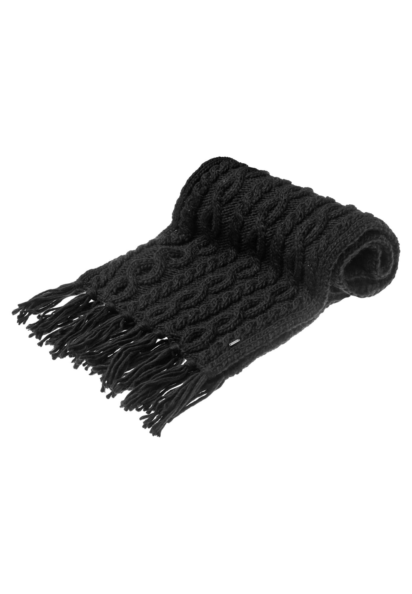 Funky Buddha Γυναικείο Κασκόλ (FBL006-123-10-BLACK) Μαύρο