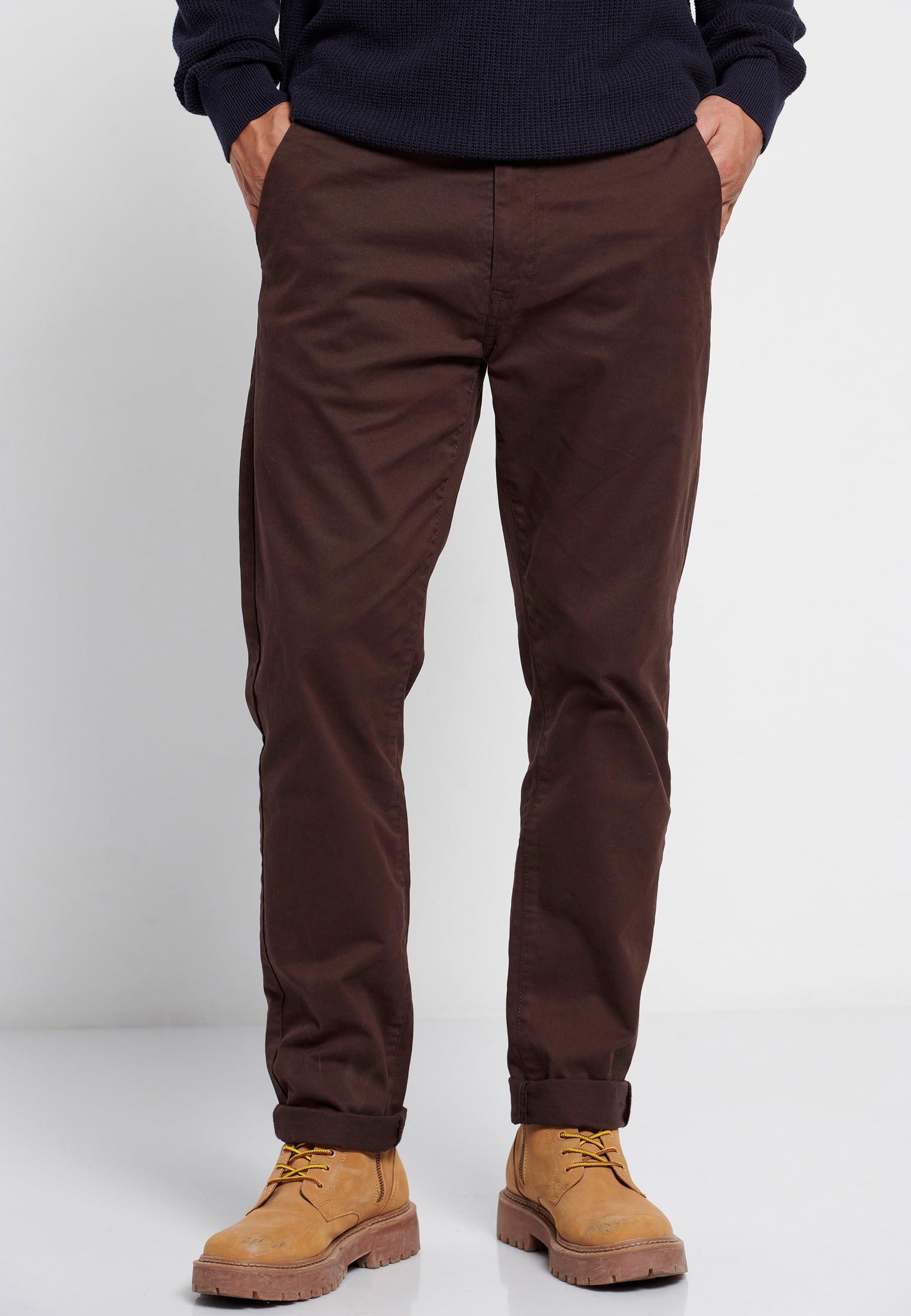 Funky Buddha Ανδρικό Παντελόνι Chino (FBM006-001-02-BROWN) Καφέ