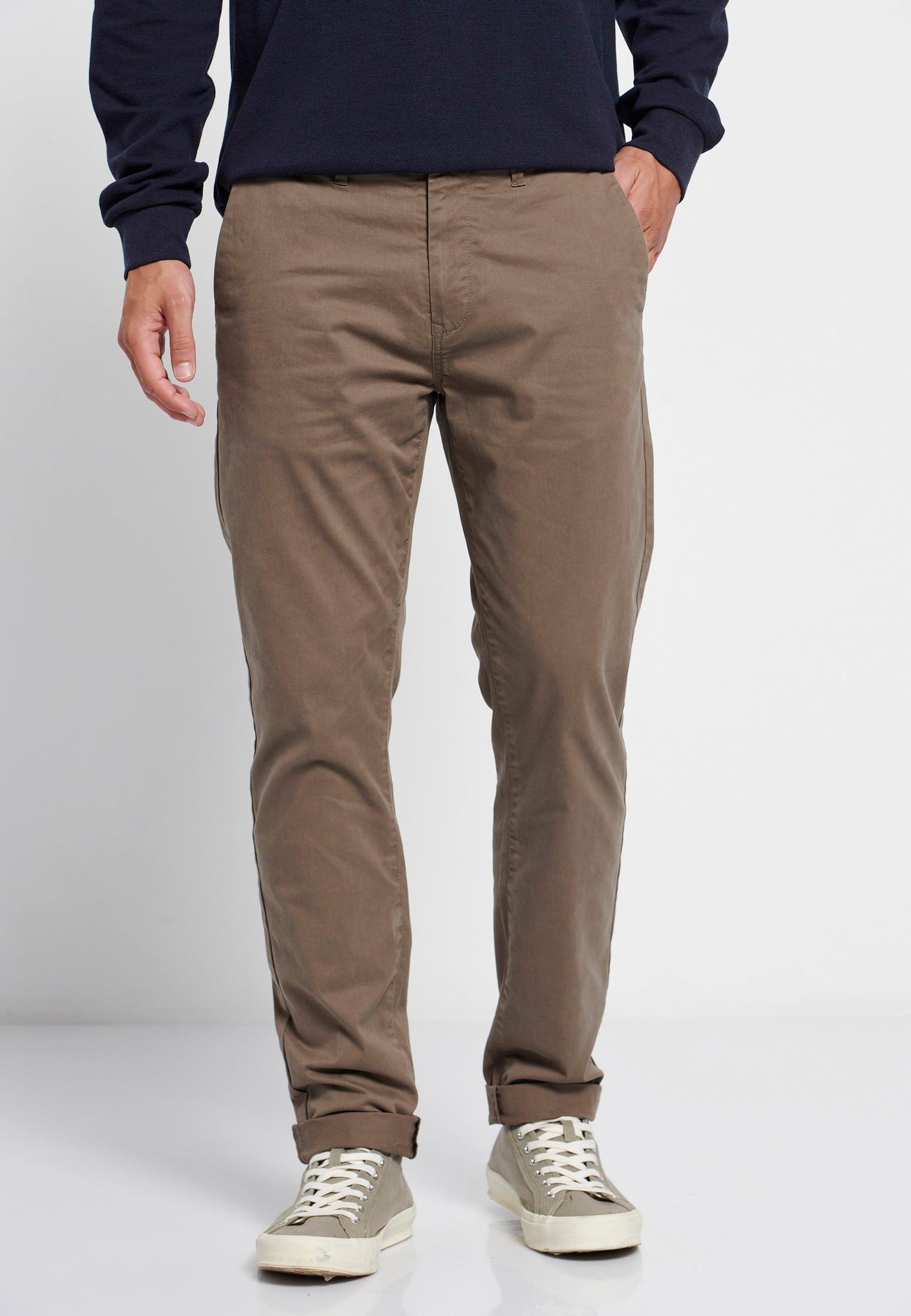 Funky Buddha Παντελόνι Chino Ανδρικό (FBM006-001-02-DUSTY-BROWN) Καφέ