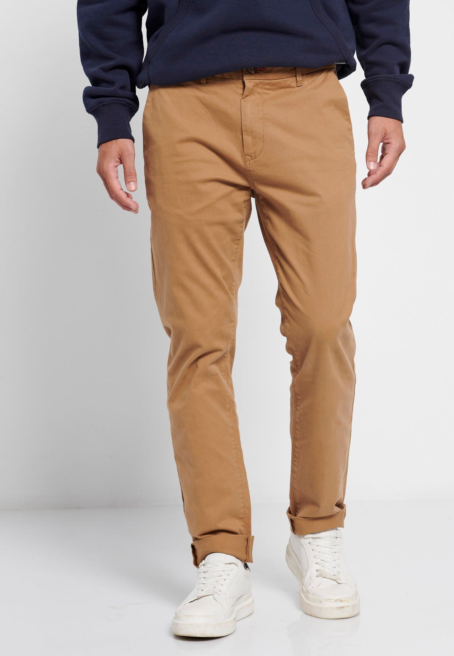Funky Buddha Παντελόνι Chino Ανδρικό (FBM006-001-02-TOBACCO) Καφέ
