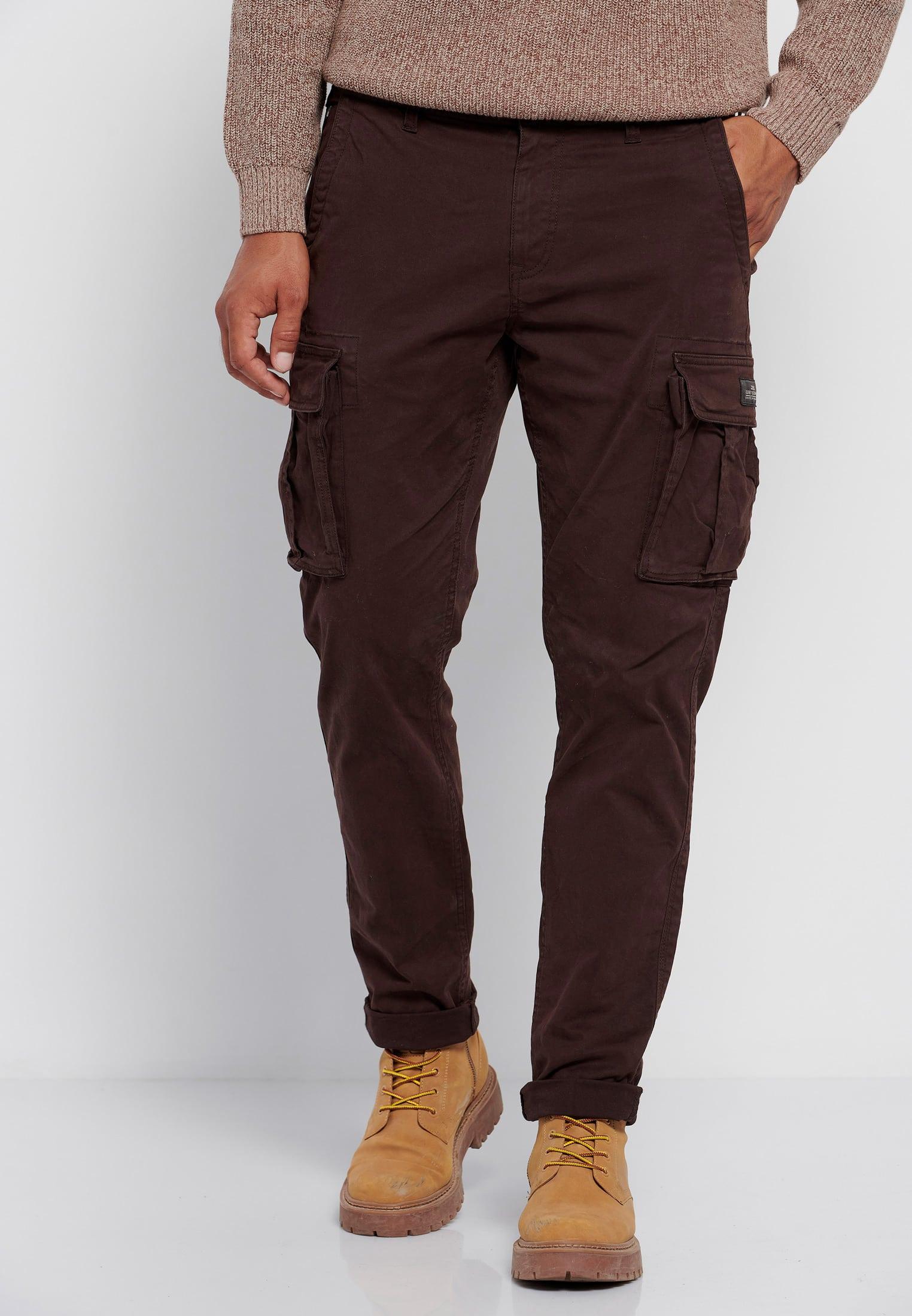 Funky Buddha Ανδρικό Παντελόνι Cargo (FBM006-002-02-BROWN) Καφέ