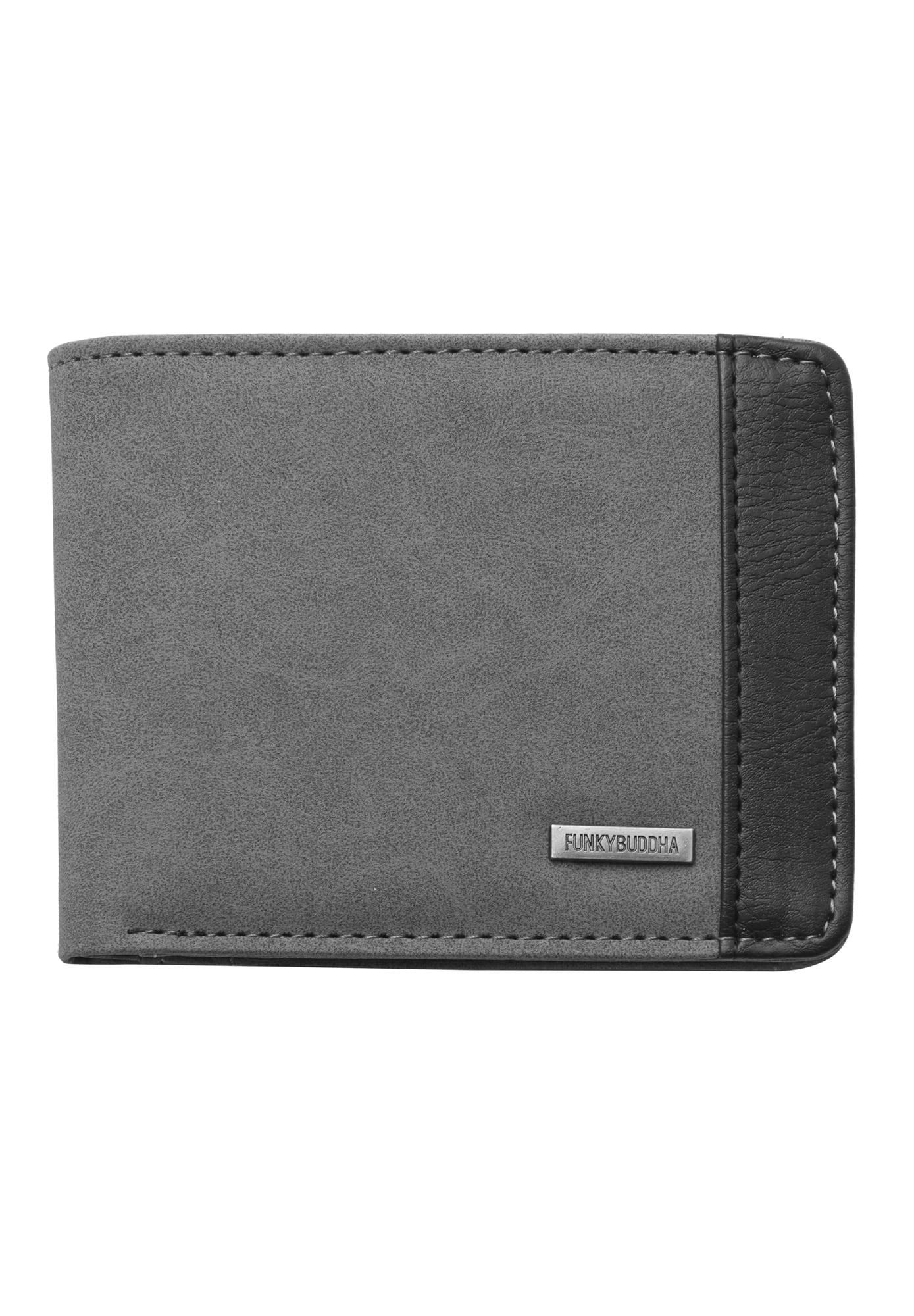 Funky Buddha Πορτοφόλι Ανδρικό (FBM006-020-10-GREY) Γκρί
