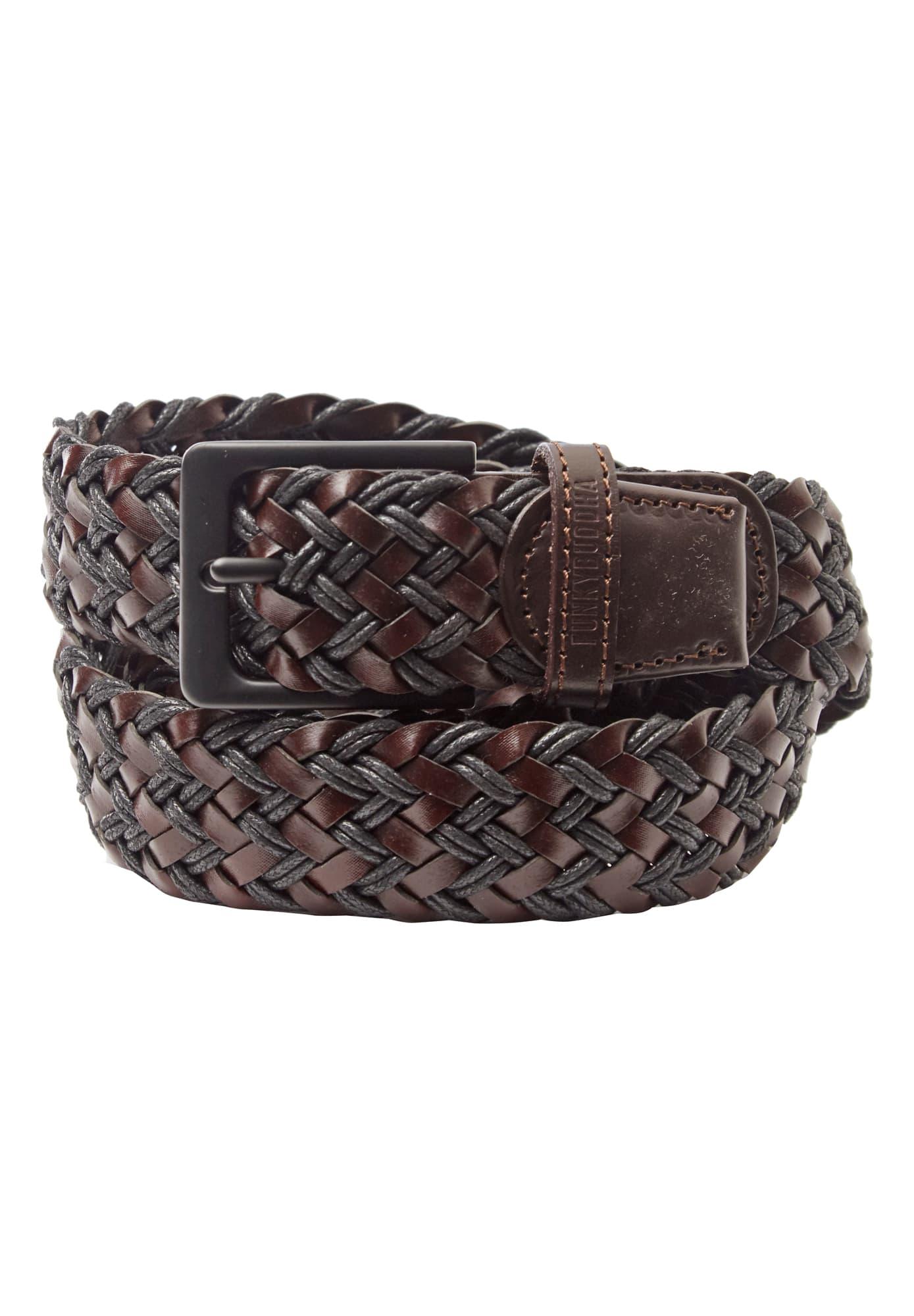 Funky Buddha Ζώνη Ανδρική (FBM006-030-10-BROWN) Καφέ