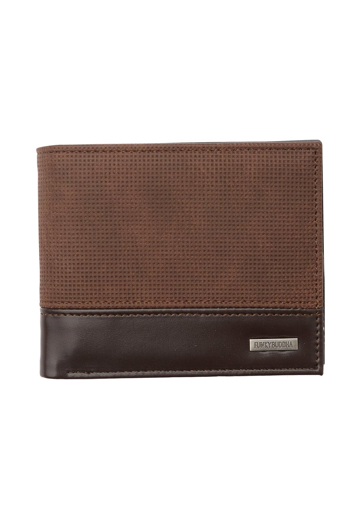 Funky Buddha Ανδρικό Πορτοφίλι (FBM007-020-10-BROWN) Καφέ