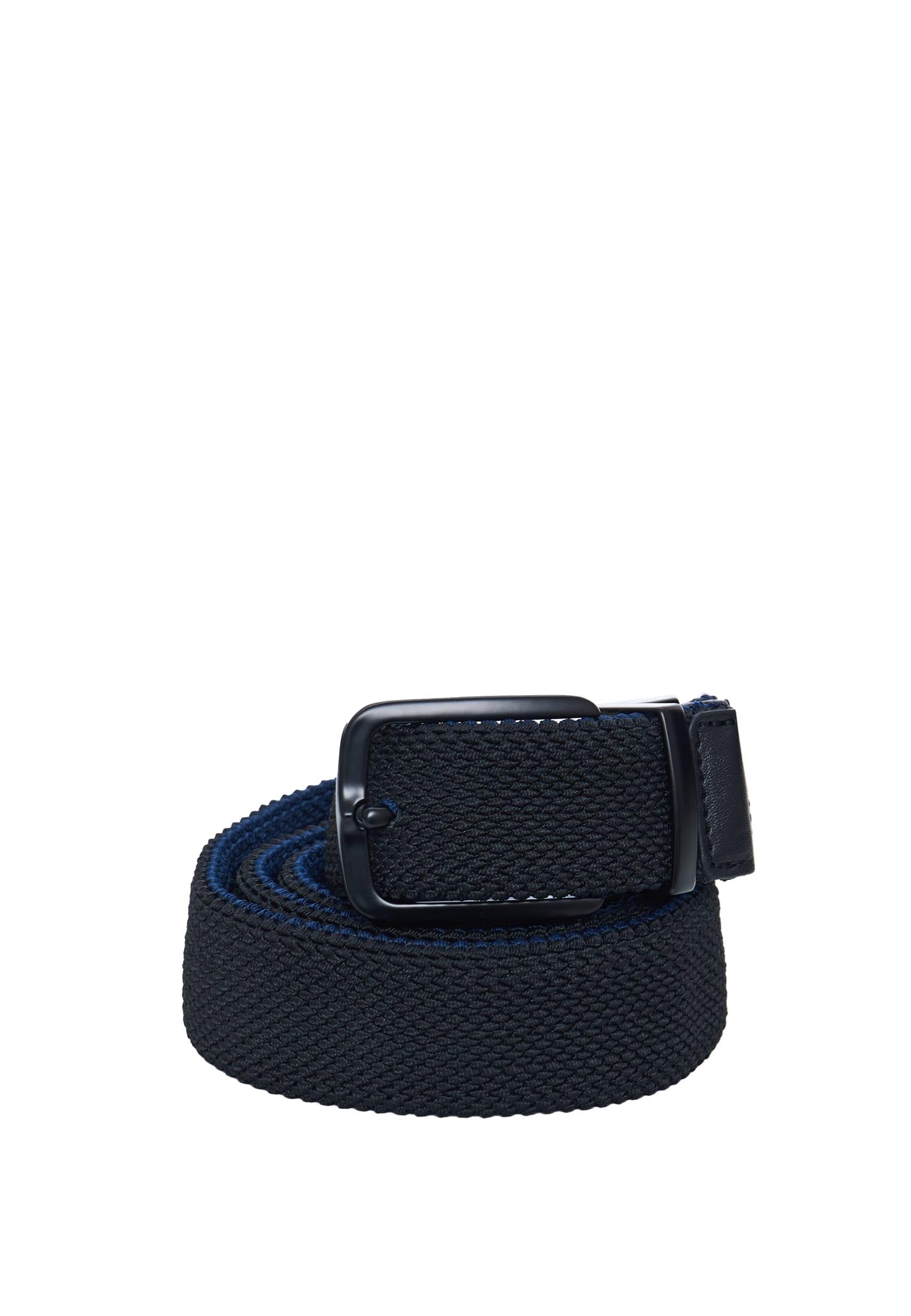 Funky Buddha Ανδρική Ζώνη (FBM007-040-10-BLACK) Μπλέ