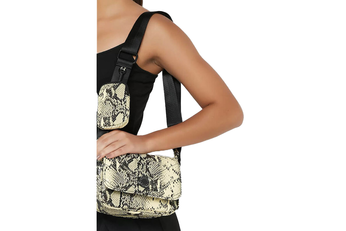Kendall + Kylie Τσαντάκι Χιαστί - Ώμου (HBKK-322-0004-62) Καφέ