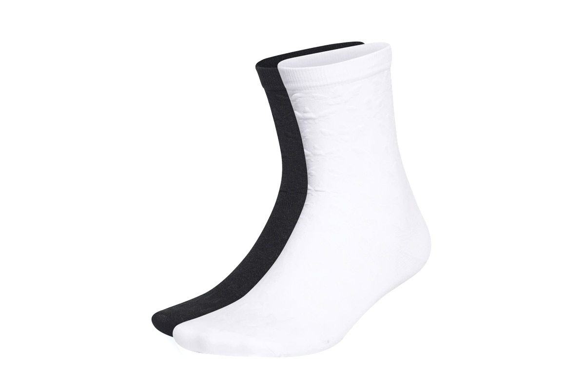 Adidas Originals Jacq Tref Crew 2 Pairs Κάλτσες Μεσαίου Μήκους (HC9555) Μαύρο
