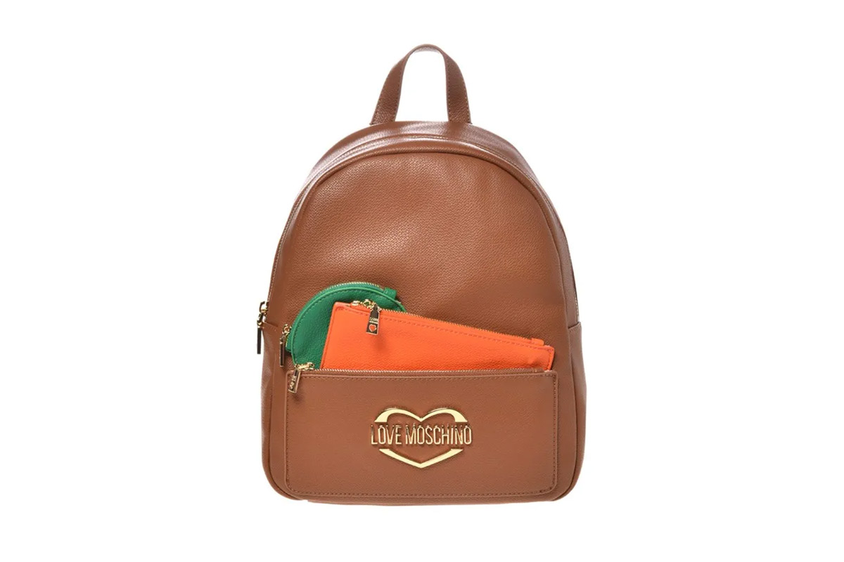 Love Moschino Zaino Σάκος Πλάτης (JC4024PP1GLB020A) Καφέ