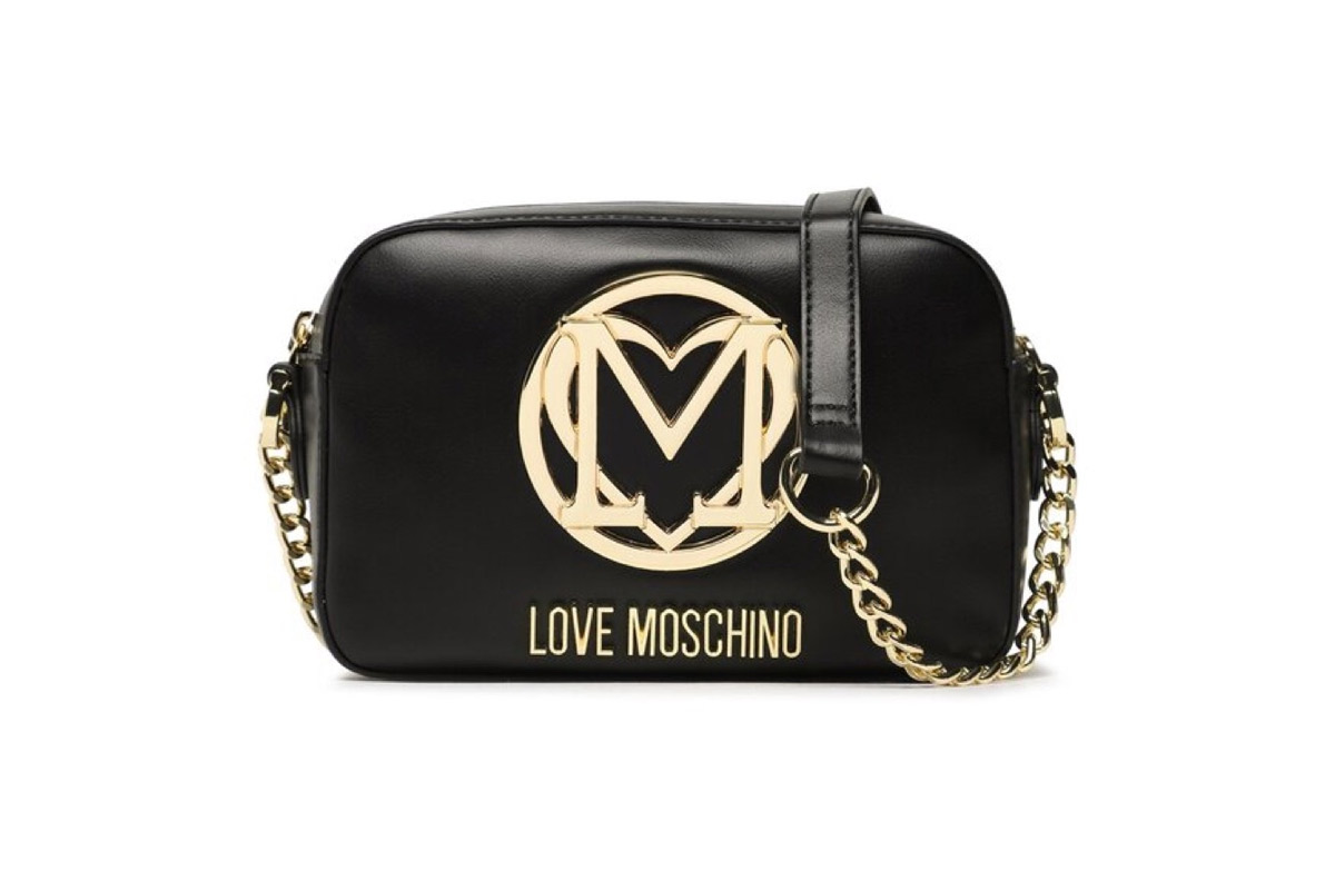 Love Moschino Borsa Τσαντάκι Χιαστί - Ώμου (JC4033PP1GLD0000) Μαύρο