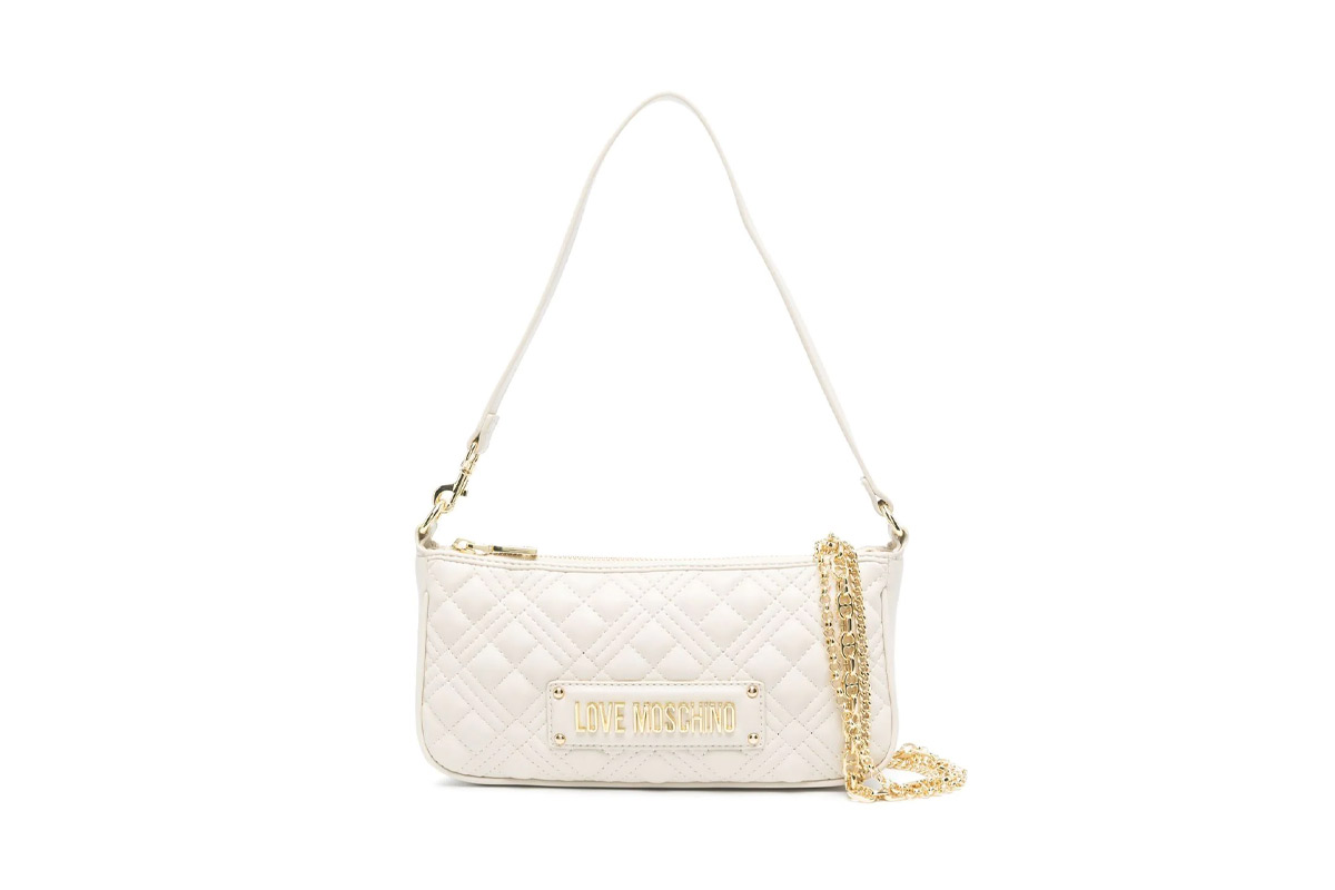 Love Moschino Borsa Quilted Τσαντάκι Χιαστί - Ώμου (JC4258PP0GKA0103) Καφέ