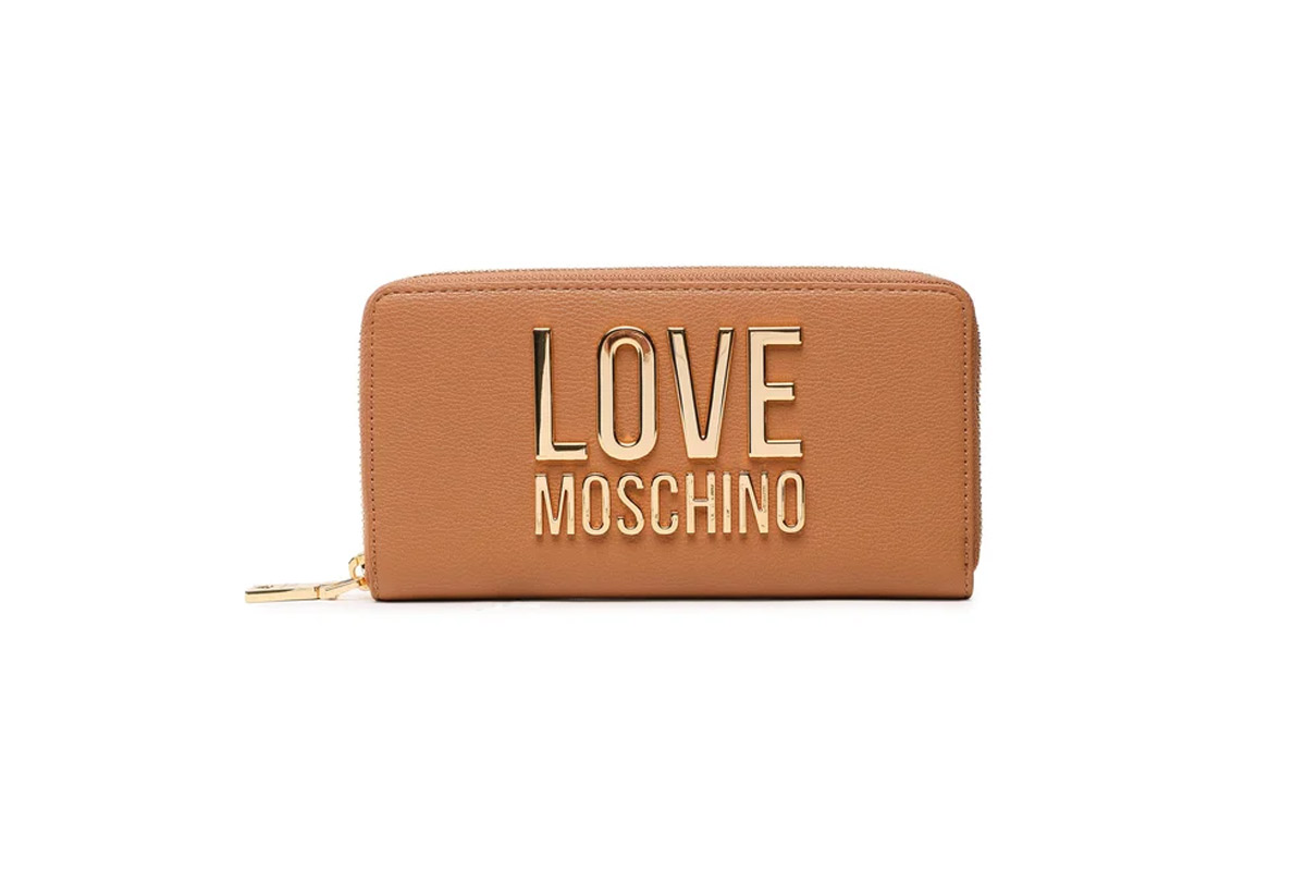 Love Moschino Portafogli Πορτοφόλι Γυναικείο (JC5611PP1GLI0201) Καφέ