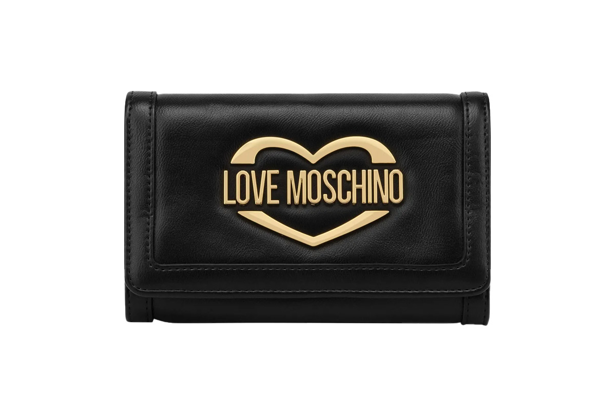 Love Moschino Portafogli Πορτοφόλι (JC5622PP1GLD100A) Μαύρο
