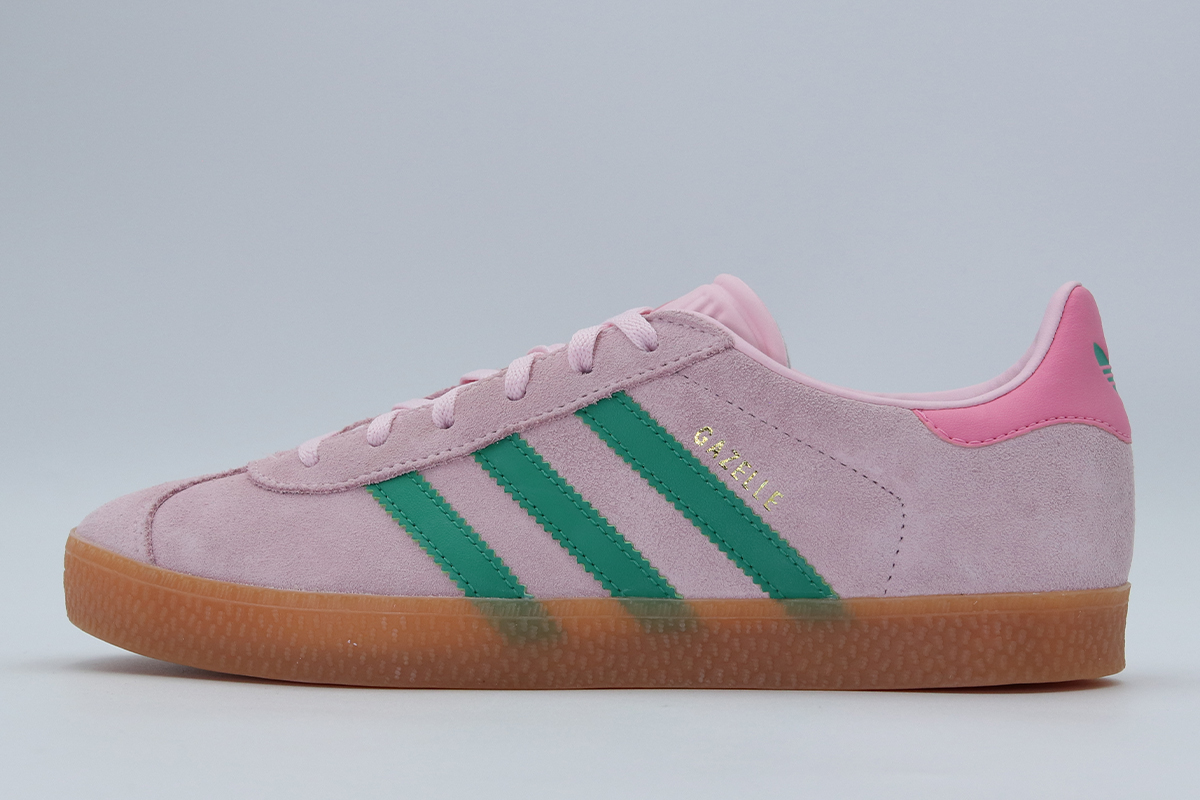 adidas gazelle silver green womens Women's Adidas Gazelle Bold "Clear Pink Gum"  The Closet Inc