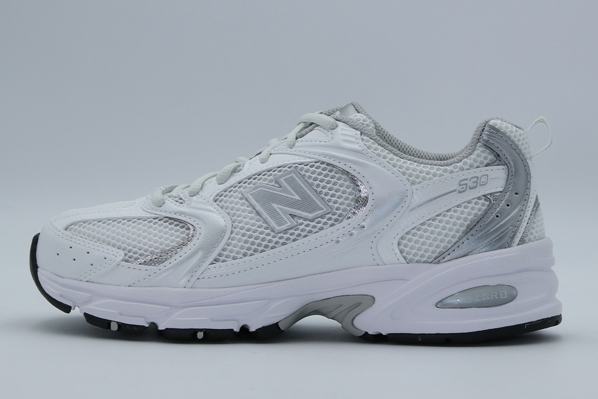 New Balance 530 Unisex Sneakers Λευκά, Ασημί Hall of Brands