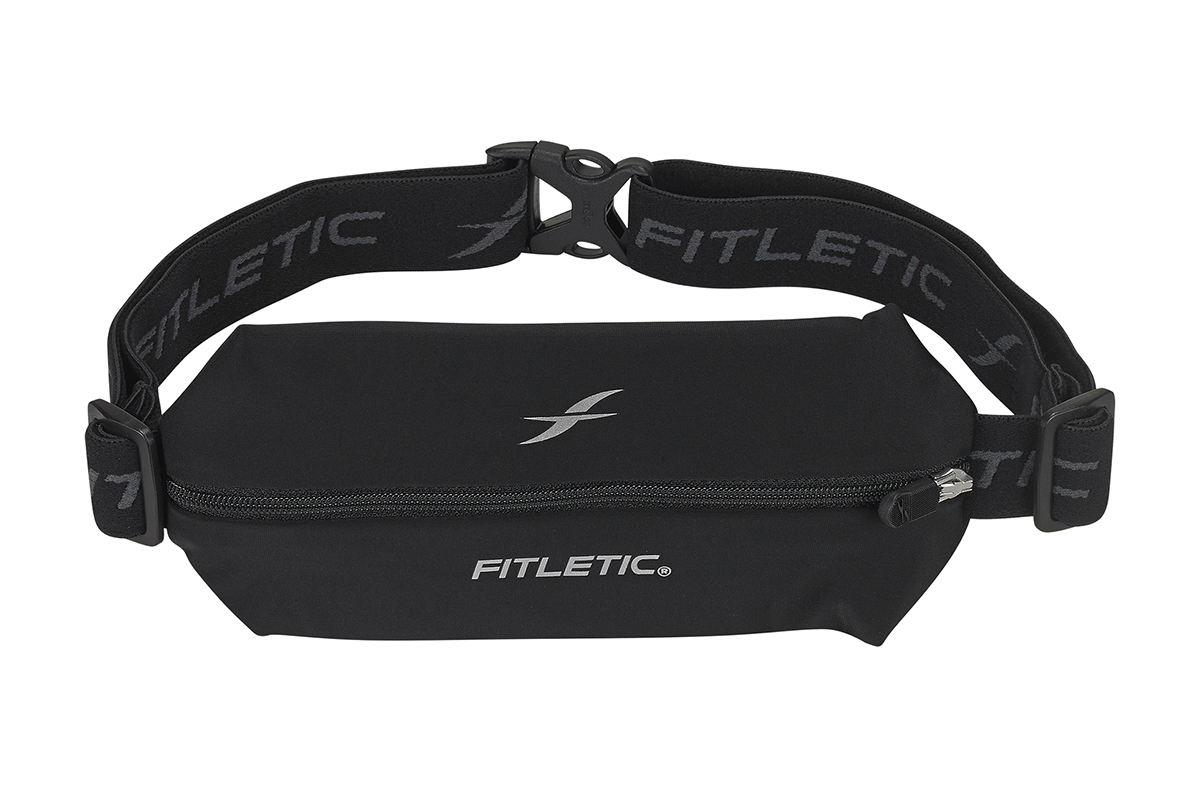 Fitletic Mini Sport Fitness Belt Τσαντάκι Μέσης (MSB01-01) Μαύρο
